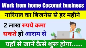 Work from home Coconut business idea